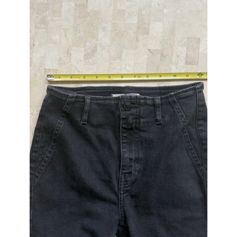 WE THE FREE By Free People Level Up Slit Bootcut Jeans Women's Size 27 Black